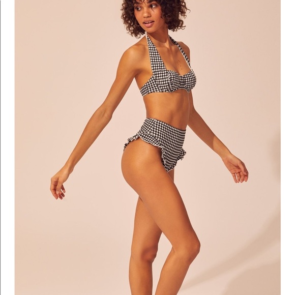 Solid and striped swim suit bottom - Picture 6 of 8